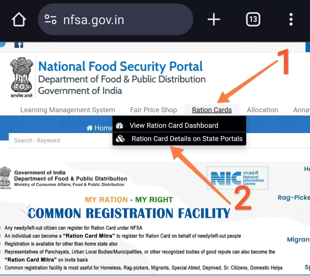 nfsa portal click name